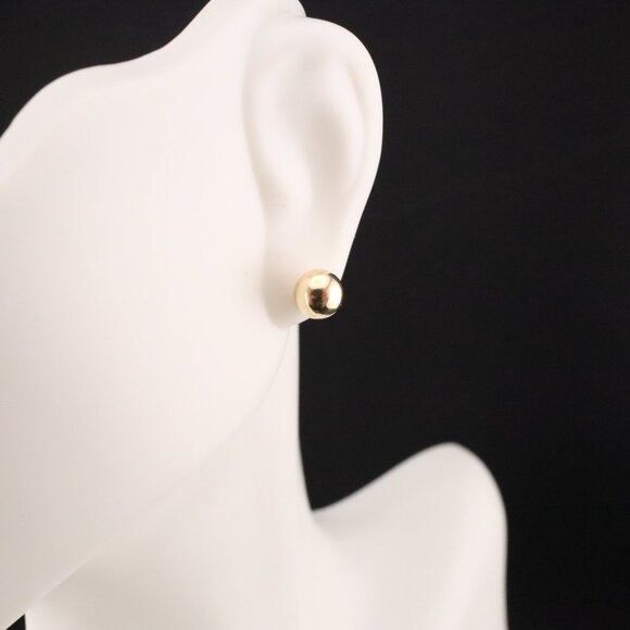 Timeless Women's 14k Gold Classic Ball Stud Petite Earrings Fashion Jewelry ** - Picture 9 of 12